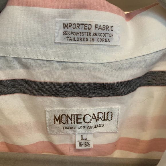 Vintage casual button up shirt L short sleeve - Picture 5 of 5